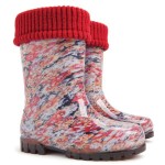 Детские резиновые сапоги Demar TWISTER LUX PRINT P ( цветы )